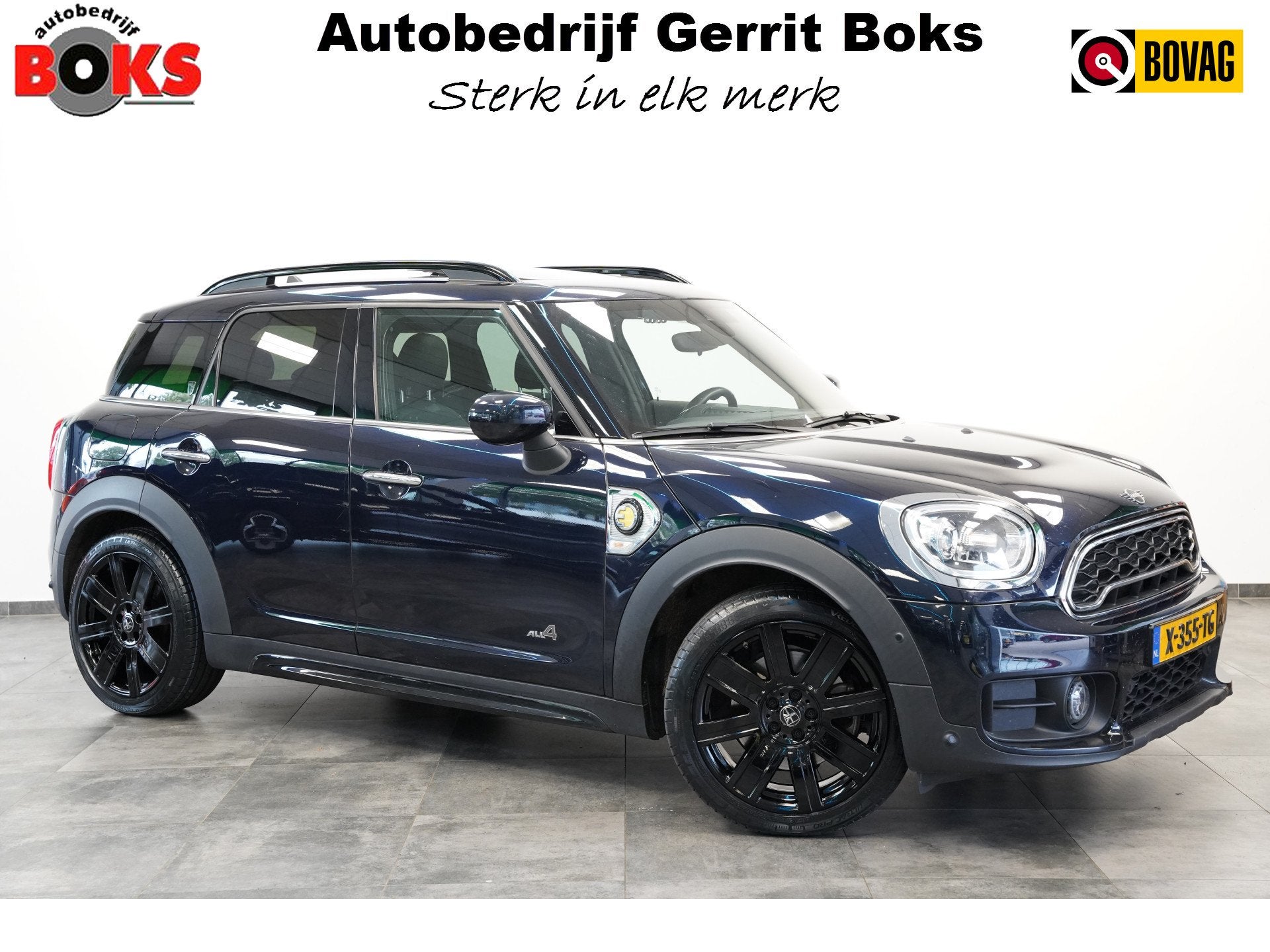 MINI Countryman 1.5 Cooper S E ALL4 Chili Panoramdak Full-le, Automaat, Gebruikt, Met garantie (alle), Blauw