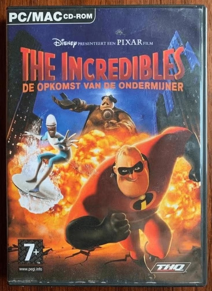 PC/MAC CD-rom The Incredibles; de opkomst van de ondermijner, Avontuur en Actie, 1 speler, Ophalen of Verzenden, Zo goed als nieuw