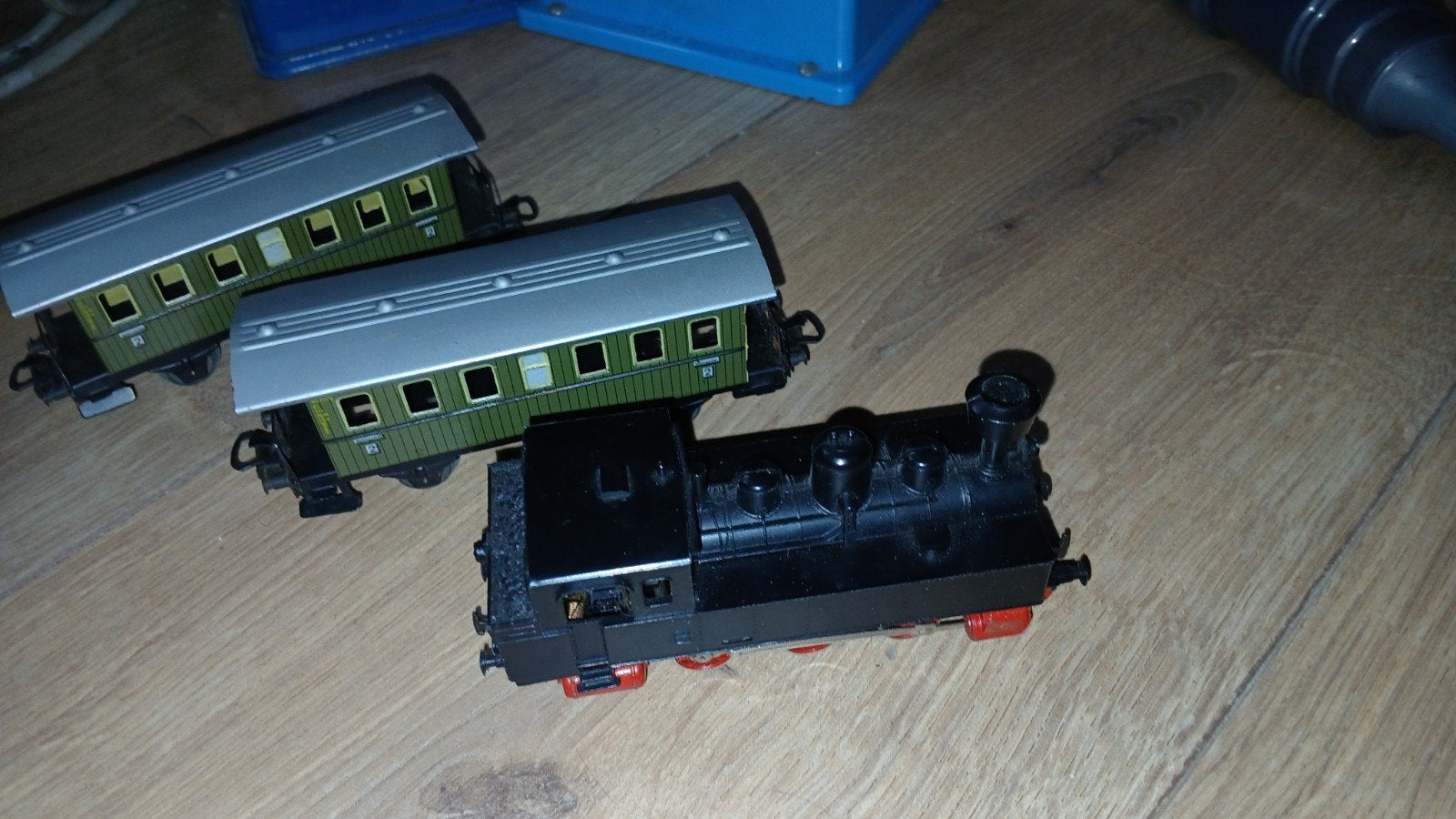 Märklin treinset met locomotief, wagons, rails en trafo's, Hobby en Vrije tijd, Modeltreinen | H0, Wisselstroom, Ophalen of Verzenden
