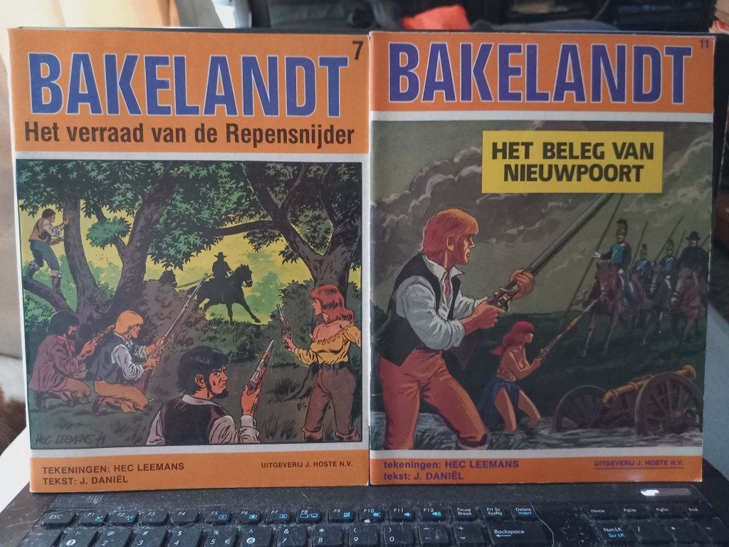7x Bakelandt 10 euro weg is weg, Meerdere stripboeken, Ophalen of Verzenden, Zo goed als nieuw