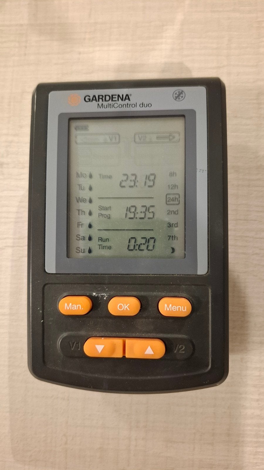 Gardena MultiControl Duo Besproeiingscomputer, Ophalen of Verzenden, Gebruikt, Zwenksproeier