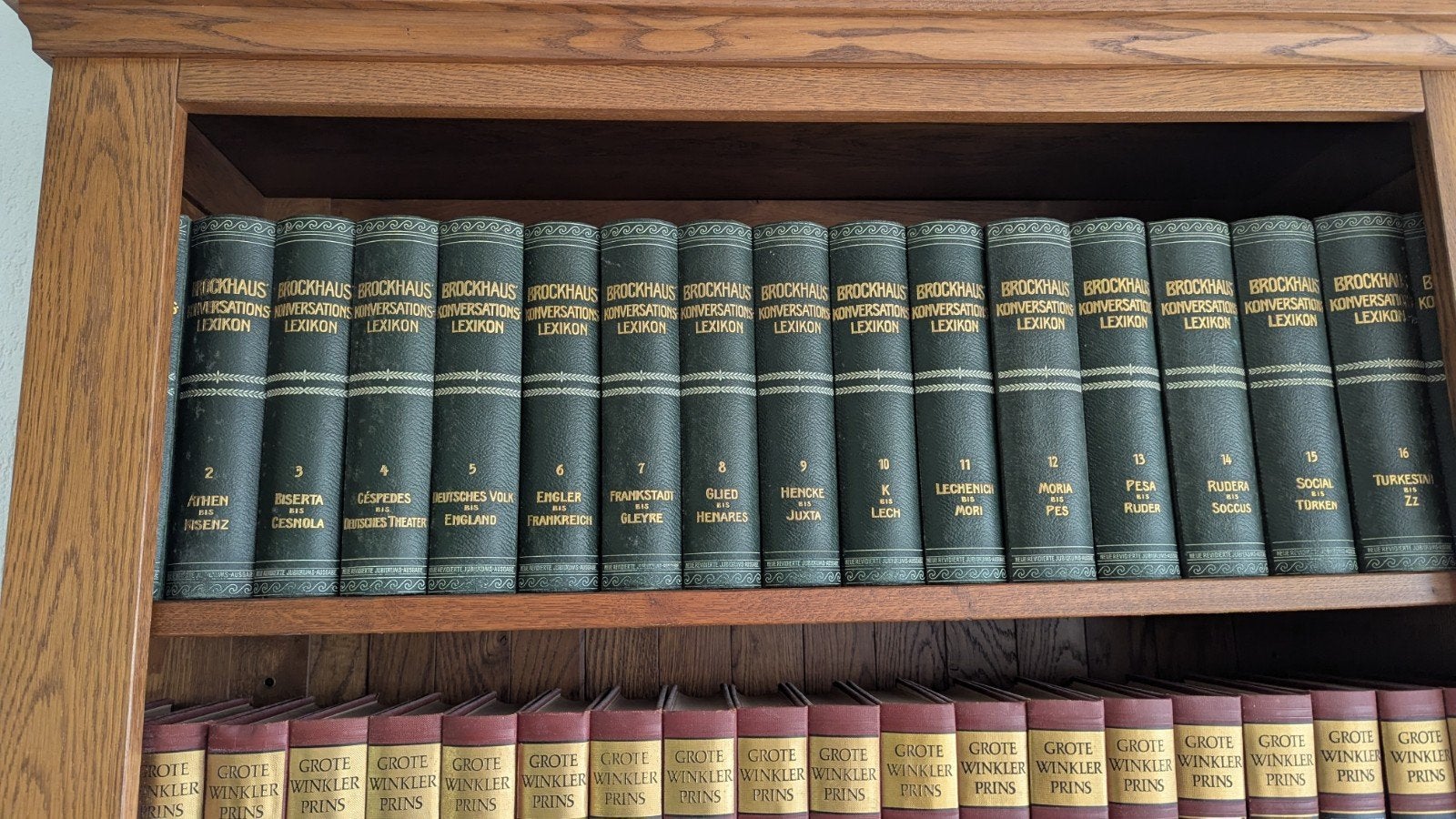 Brockhaus Konversations-Lexikon Complete Serie (16 delen), Gelezen, Complete serie, Brockhaus, Ophalen of Verzenden