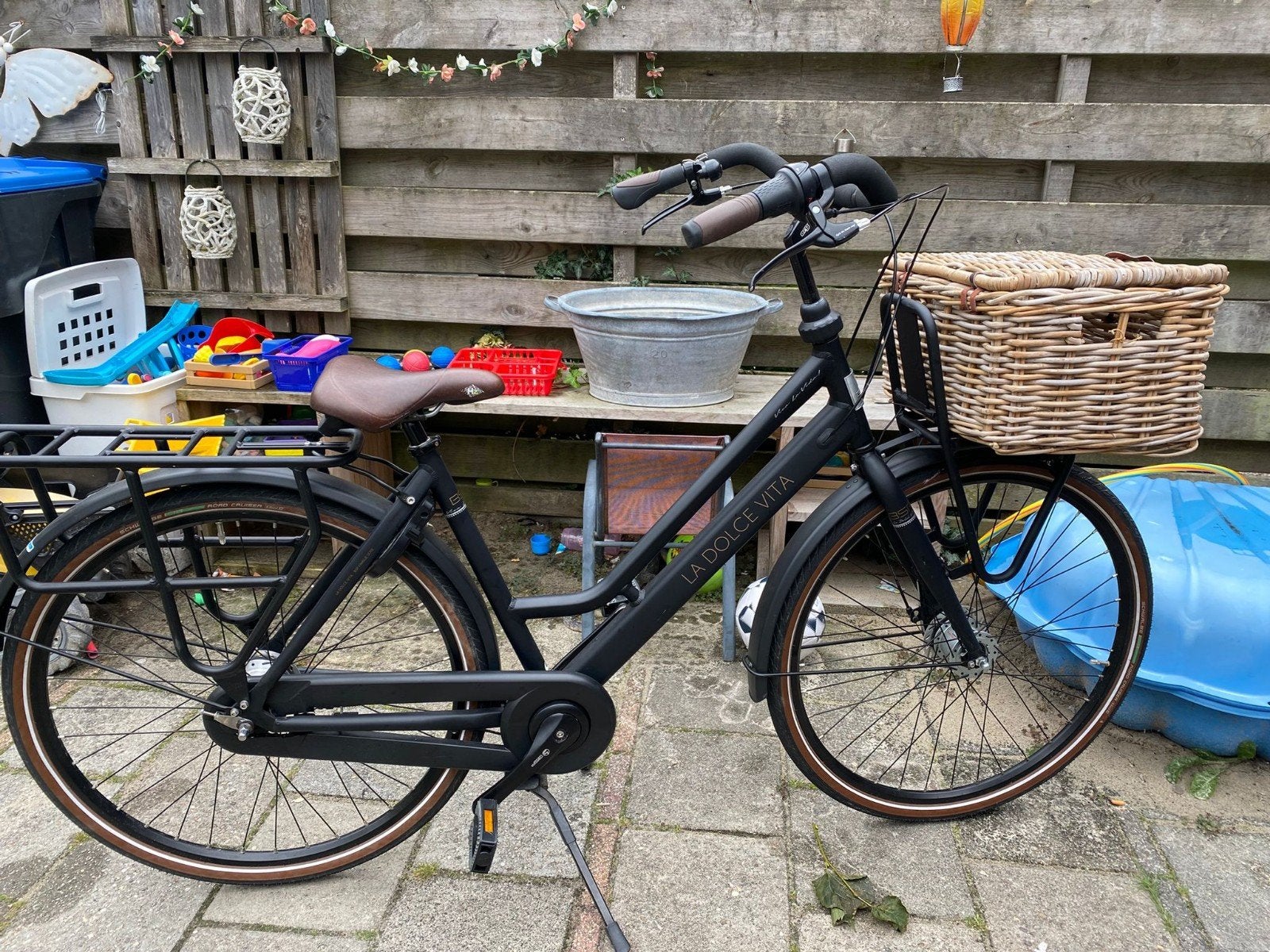 Moederfiets, Fietsen en Brommers, Fietsen | Dames | Moederfietsen, Dubbele standaard, Zo goed als nieuw, 0 zitjes, 50 tot 53 cm