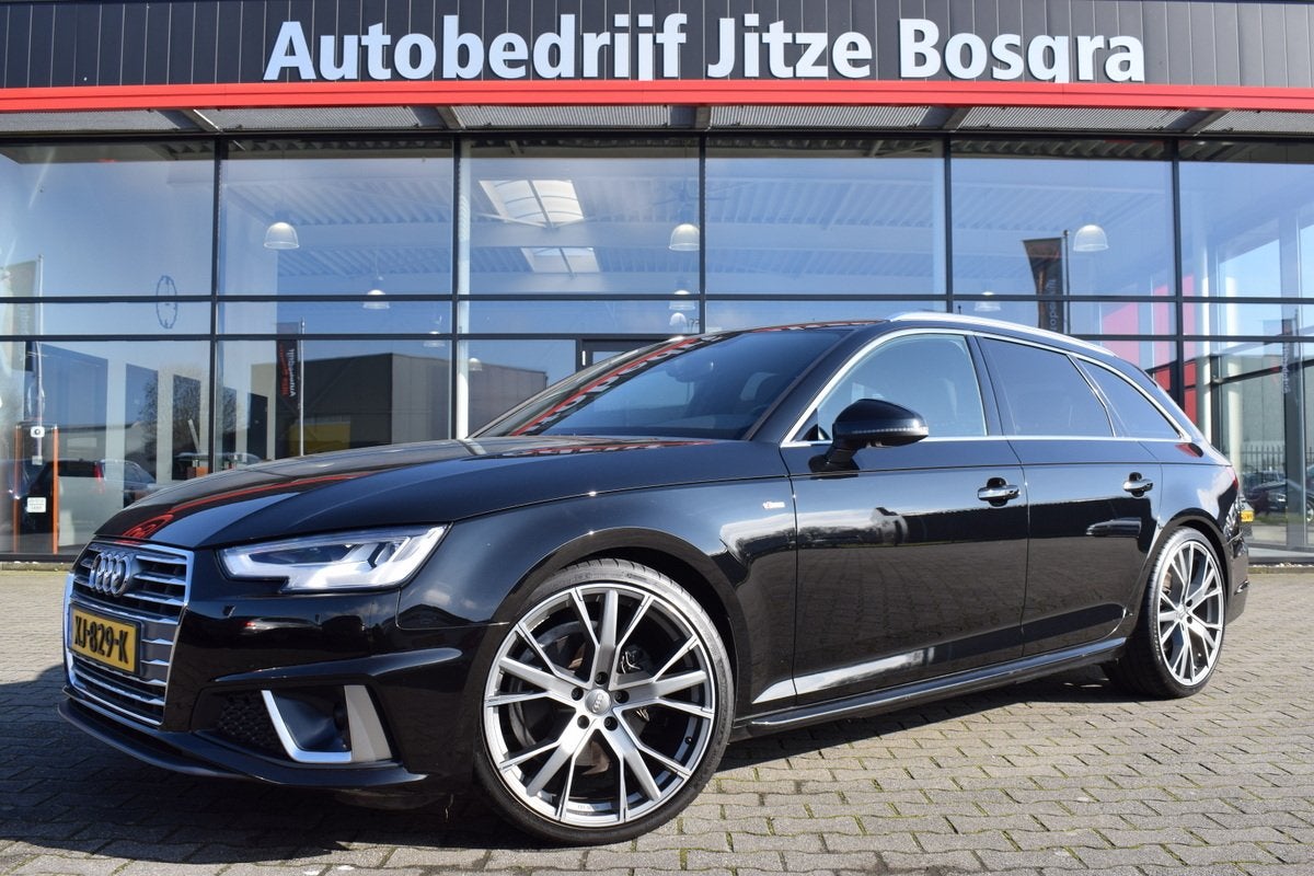 Audi A4 Avant 2.0 TFSi 150pk Automaat Sport S-line LED | Hal, Auto's, Audi, Gebruikt, Zwart, Origineel Nederlands, 84 €/maand