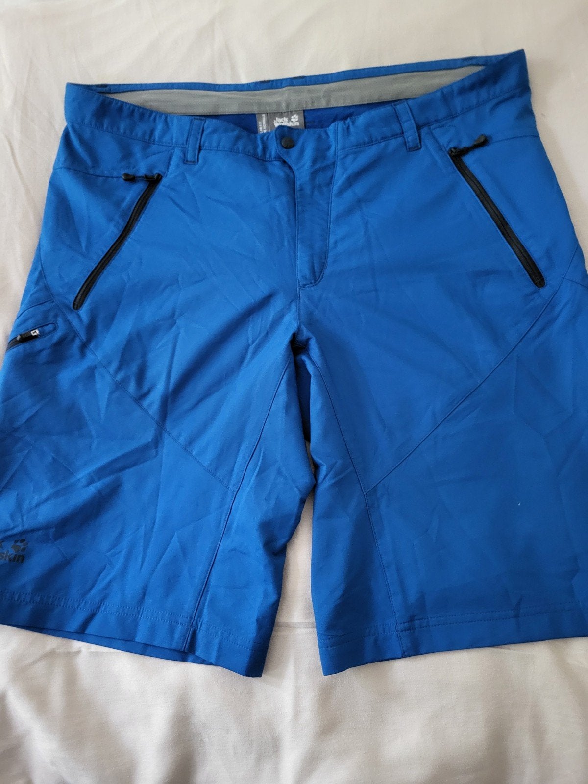 Jack Wolfskin Flexshield Outdoor Shorts Maat 58 (3XL), Blauw, Wandelen of Outdoor, Overige maten, Ophalen of Verzenden