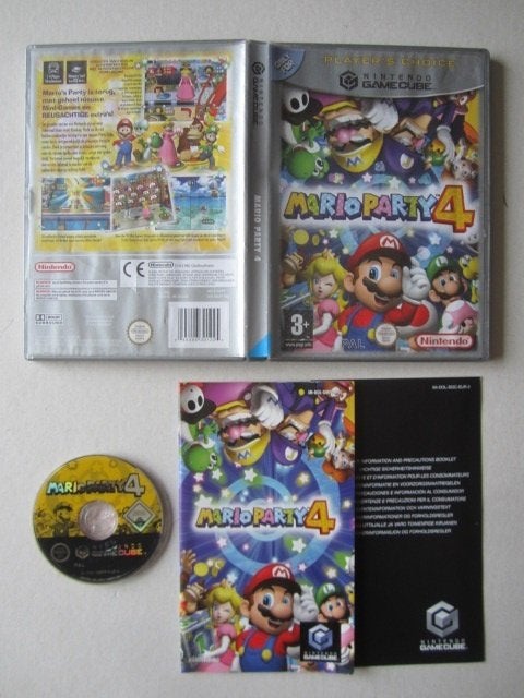 Mario Party 4 Nintendo Gamecube, Spelcomputers en Games, Games | Nintendo GameCube, Gebruikt, Overige genres, 3 spelers of meer