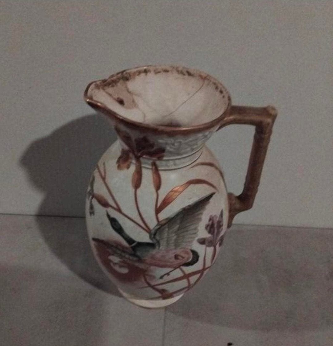 Vintage kan eend schenkkan 35 cm Prijs €5, Antiek en Kunst, Ophalen of Verzenden