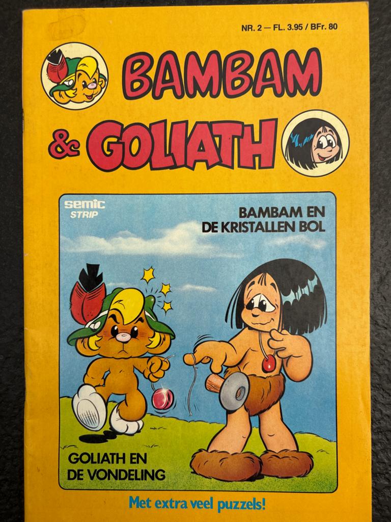 Bambam & Goliath: Bambam en de Kristallen Bol (Semic Strip), Eén stripboek, Ophalen of Verzenden, Gelezen