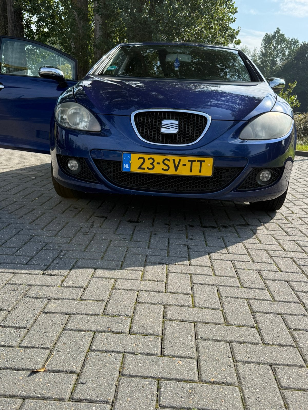 Seat Leon 1.6 75KW 2006 Blauw, Auto's, 4 cilinders, 1200 kg, Particulier, 57 €/maand