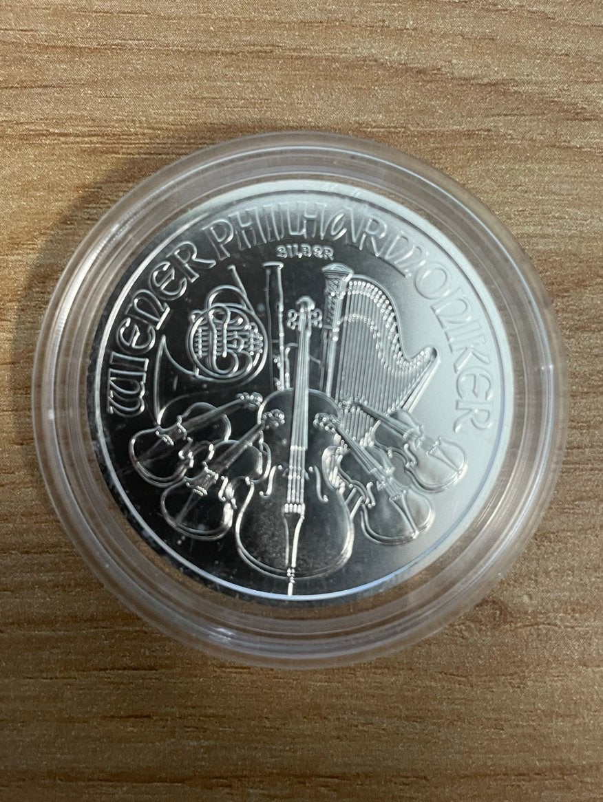1 oz Zilveren Wiener Philharmoniker 2019, Ophalen of Verzenden, Zilver