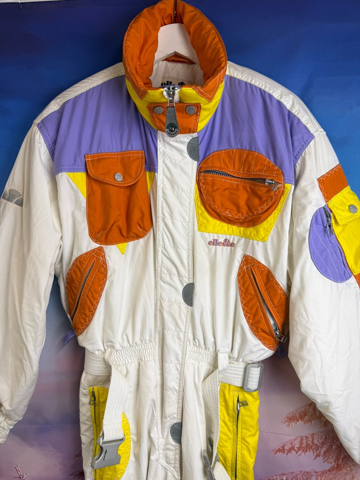 Vintage Fout Skipak van Ellesse maat 36 / S, Kleding | Dames, Ophalen of Verzenden, Zo goed als nieuw, Maat 36 (S), Pak