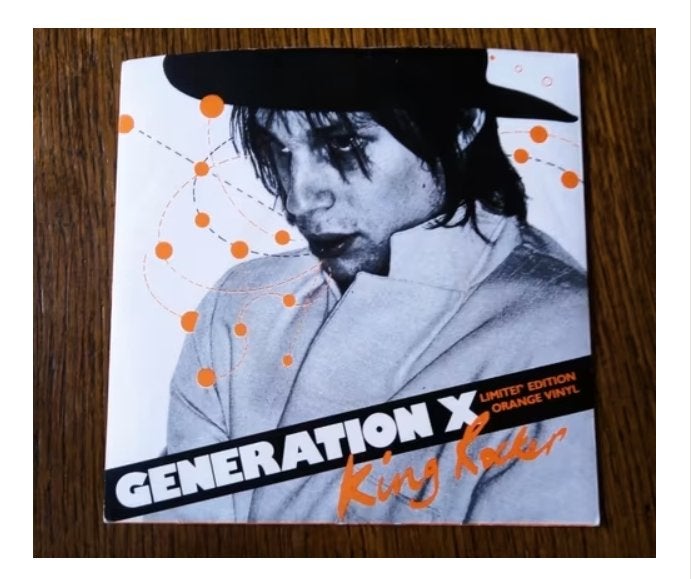 original orange single- generation X-king rocker *1979*, Fotohoes, Overige genres, 7 inch, Ophalen of Verzenden
