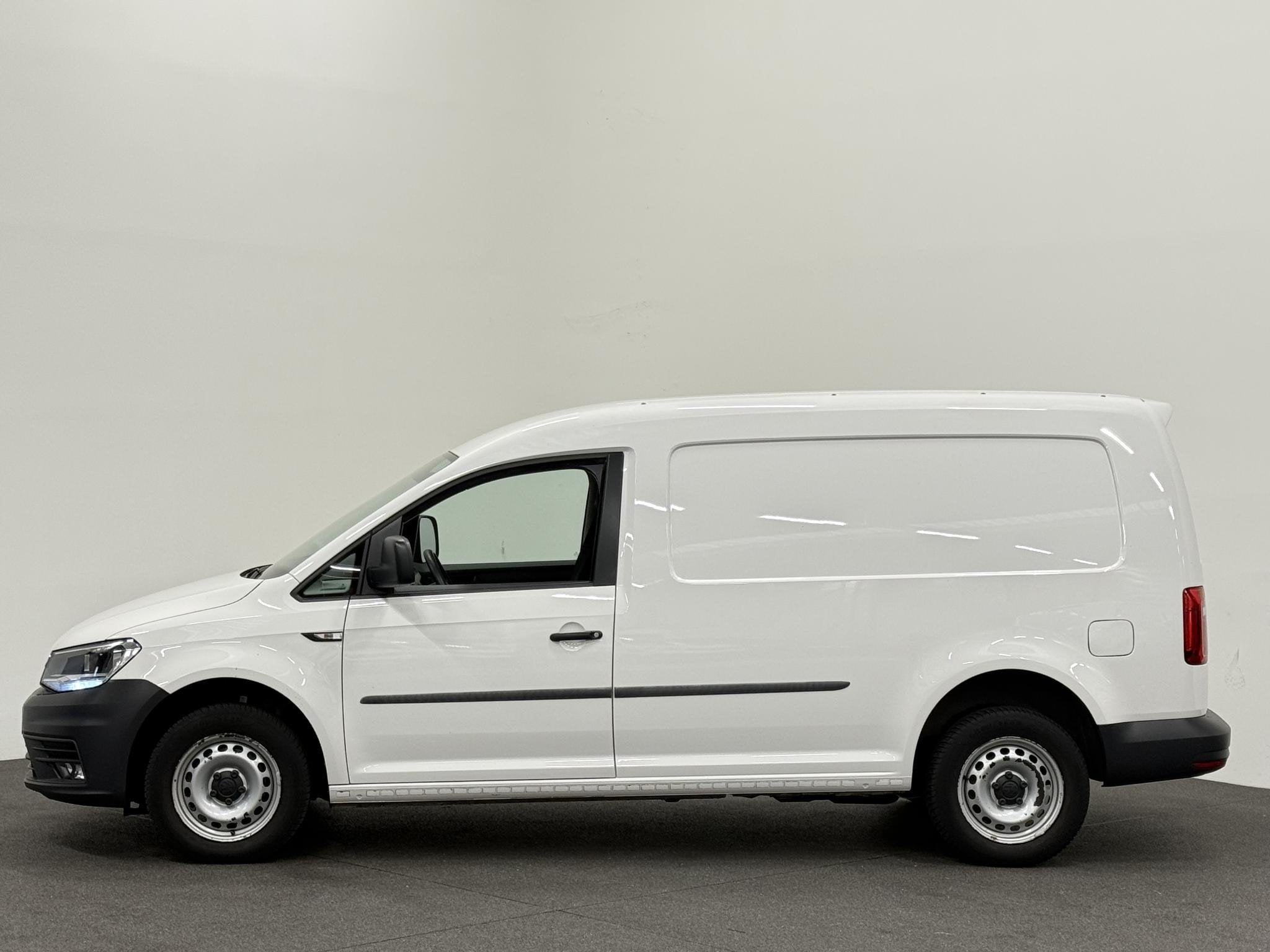 Volkswagen Caddy 1.4 TGI L2H1 EcoFuel Maxi Comfortline Airco, Stof, Gebruikt, Zwart, 4 cilinders