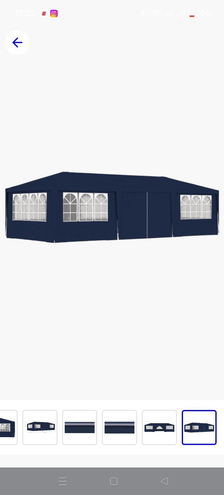 partytent, Ophalen, Nieuw, Minder dan 5 meter