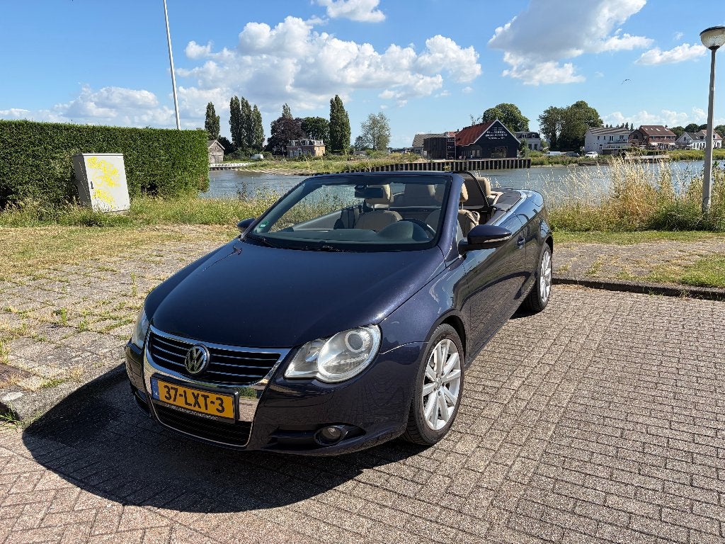 Volkswagen Eos 1.4 TSI 90KW 2010 Blauw Boekje Windscherm, Voorwielaandrijving, Euro 5, Beige, 4 cilinders