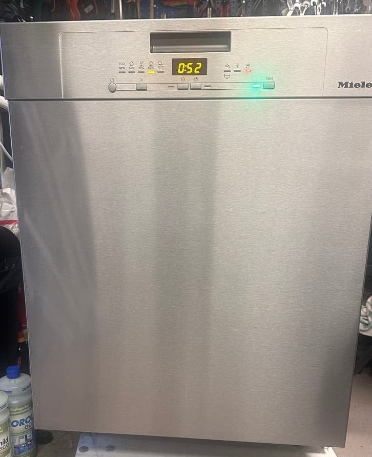 PRACHTIGE MIELE rvs weinig gebruikt blikvanger luxe model, Witgoed en Apparatuur, Vaatwasmachines, Ophalen, Minder dan 85 cm, 60 cm of meer