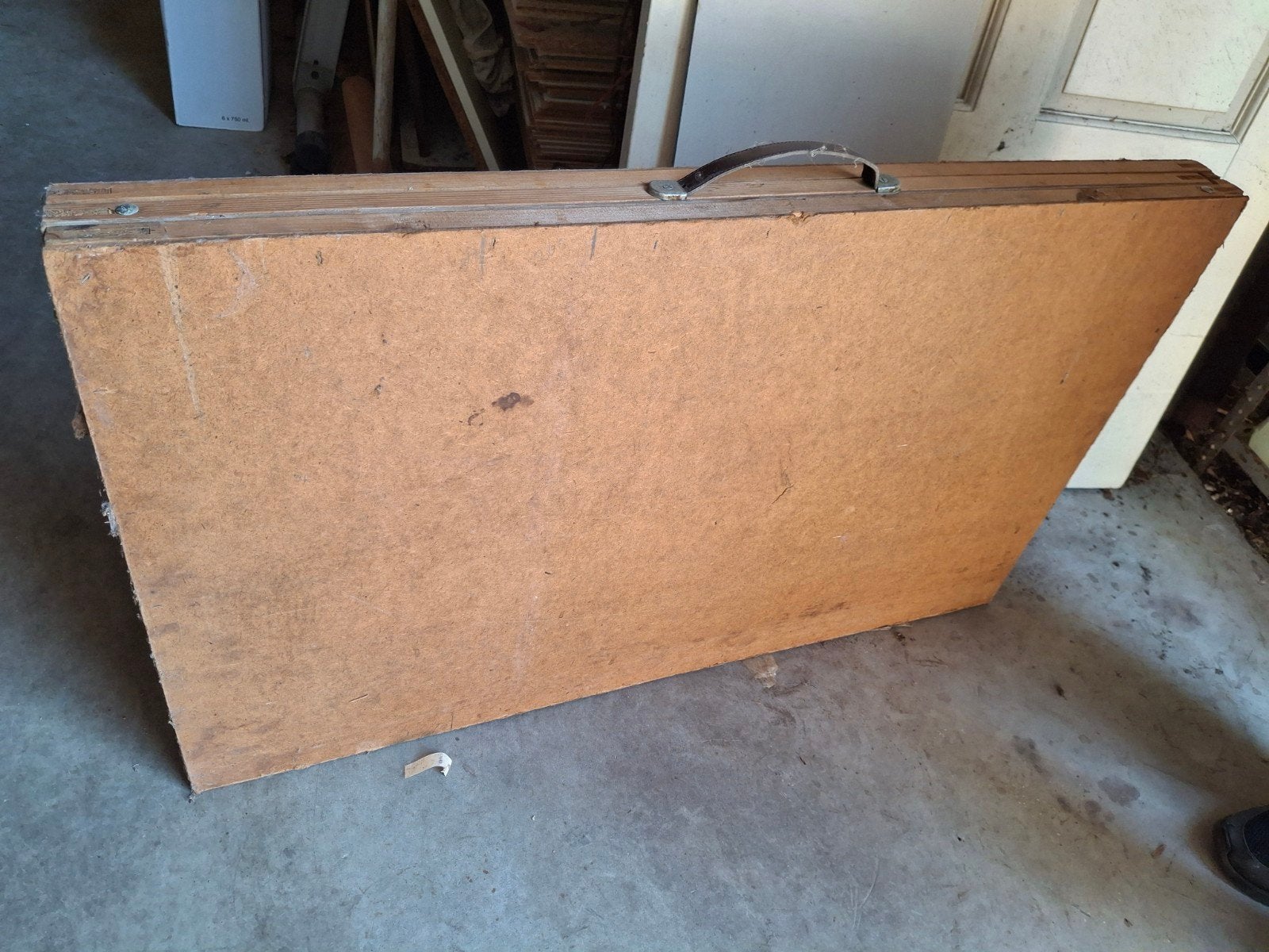 Oude behangtafel, Doe-het-zelf en Verbouw, Tekentafels, Ophalen, Gebruikt, Minder dan 130 cm