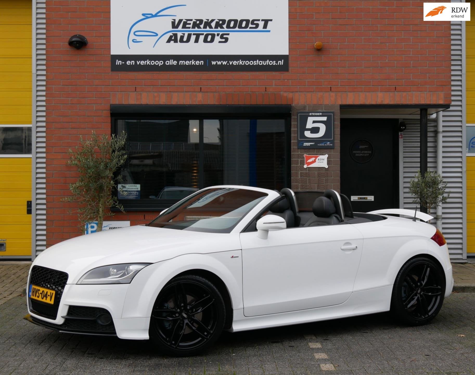 Audi TT Roadster 2.0 TFSI quattro s-line. stoelverwarming. n, Auto's, Audi, Automaat, Euro 5, Gebruikt, Zwart