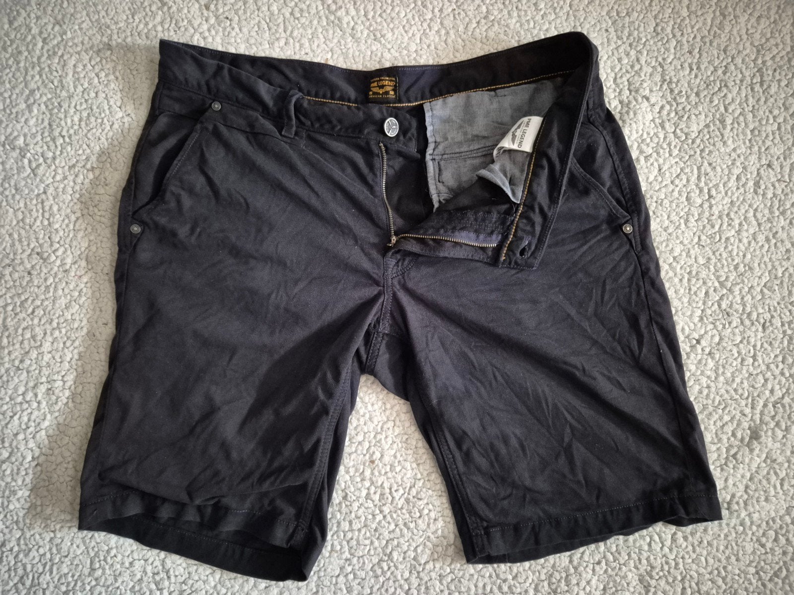 Pme Legend Pall Mall jeans korte broek maat 36, W36 - W38 (confectie 52/54), Blauw, ., Pall Mall PME Legend
