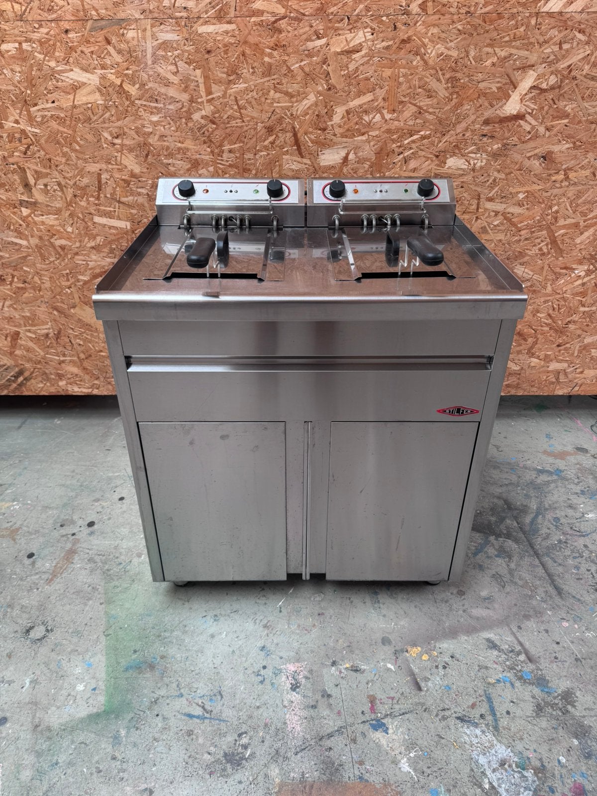 Stilfer Horeca Friteuse – 2x 20 Liter, Ophalen, Gebruikt, Fornuis, Frituur en Grillen