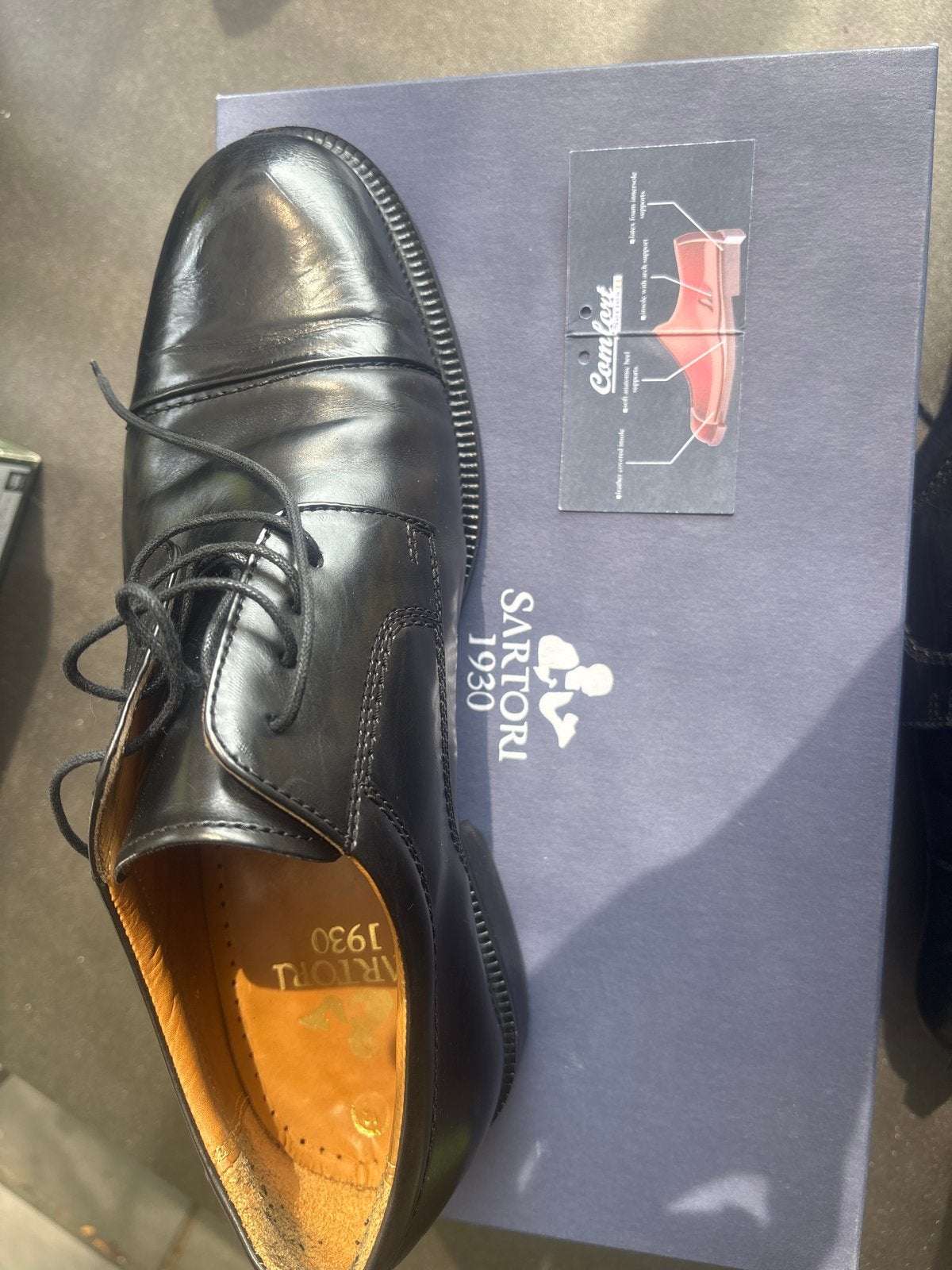 Sartori 1930 Nette Schoenen - Maat 43, Ophalen of Verzenden, Zo goed als nieuw, Zwart, Veterschoenen