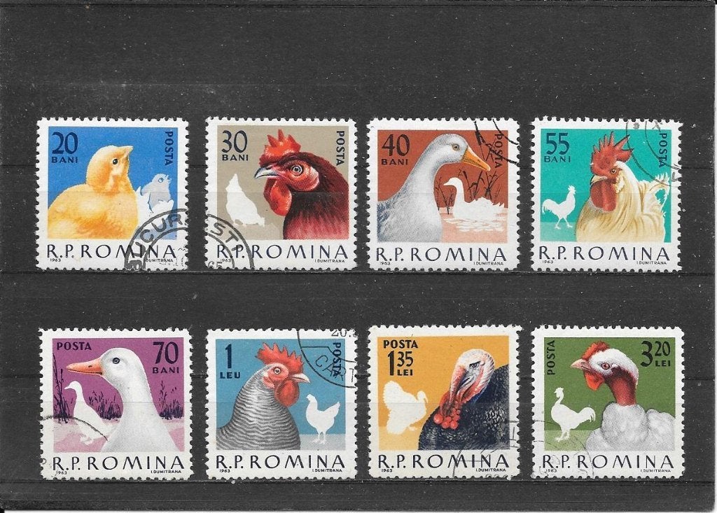 Roemenië vogels, Ophalen of Verzenden, Overige landen, Gestempeld