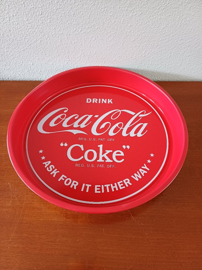 Coca Cola dienblad, Ophalen of Verzenden, Gebruikt, Gebruiksvoorwerp
