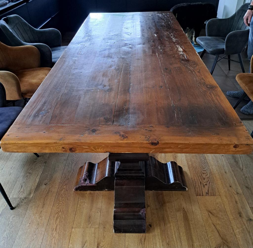 Gratis Eettafel, Huis en Inrichting, Gebruikt, 200 cm of meer, Rechthoekig, 50 tot 100 cm