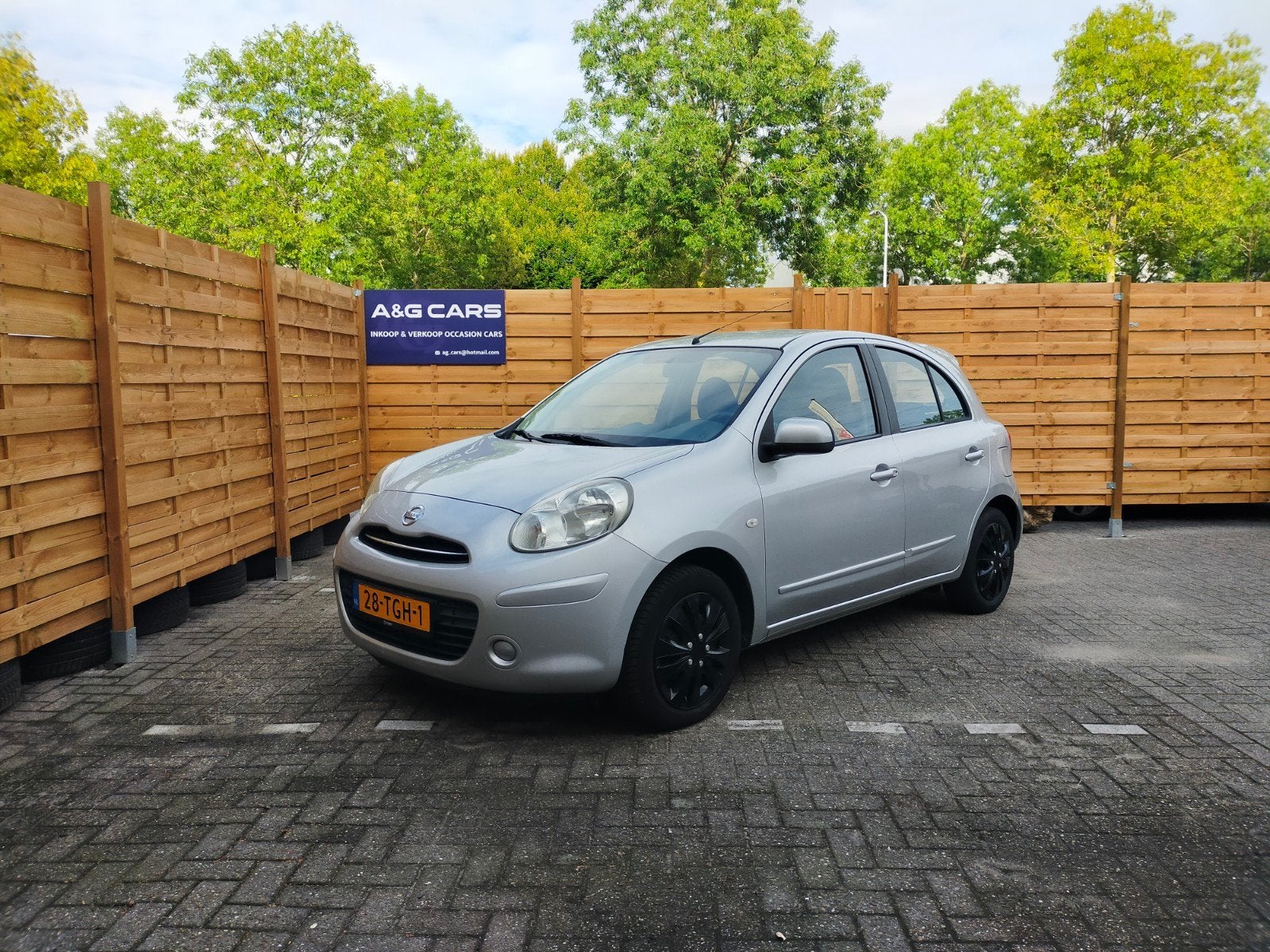 Nissan Micra 1.2 Nap NL Auto Airco Bluetooth, Voorwielaandrijving, Dealer onderhouden, Stof, 40 €/maand