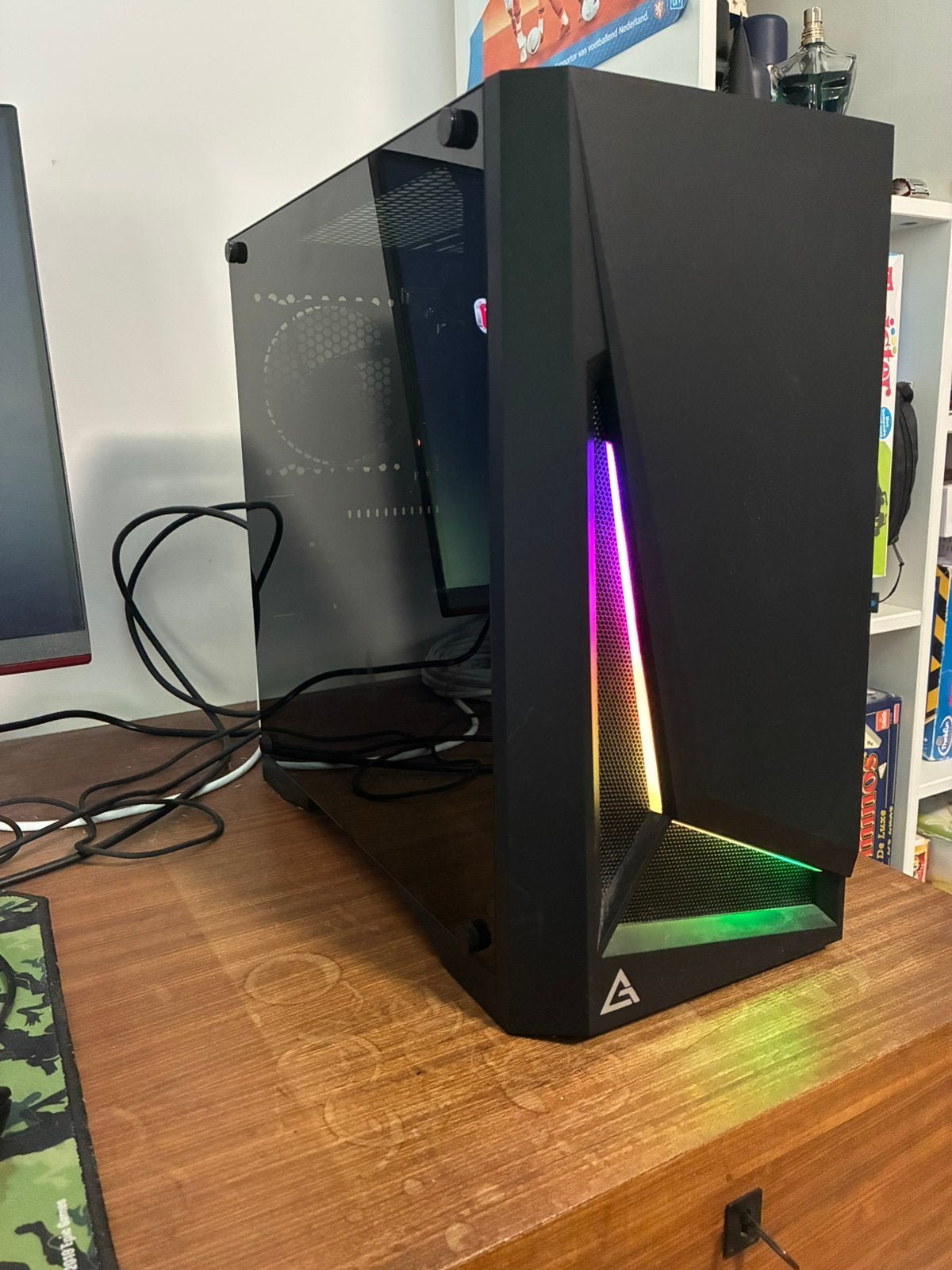 Gaming PC | Ryzen 5 5500 | MSI GeForce RTX 2070 Super, Computers en Software, Desktop Pc's, Ophalen, Zo goed als nieuw, Gaming