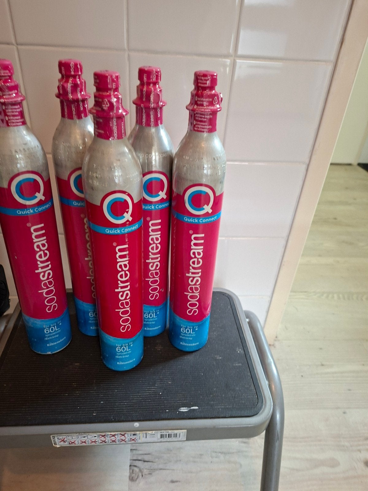 Sodastream Quick Connect CO2 Cylinder 60L Ook Verzending!, Ophalen of Verzenden, Nieuw