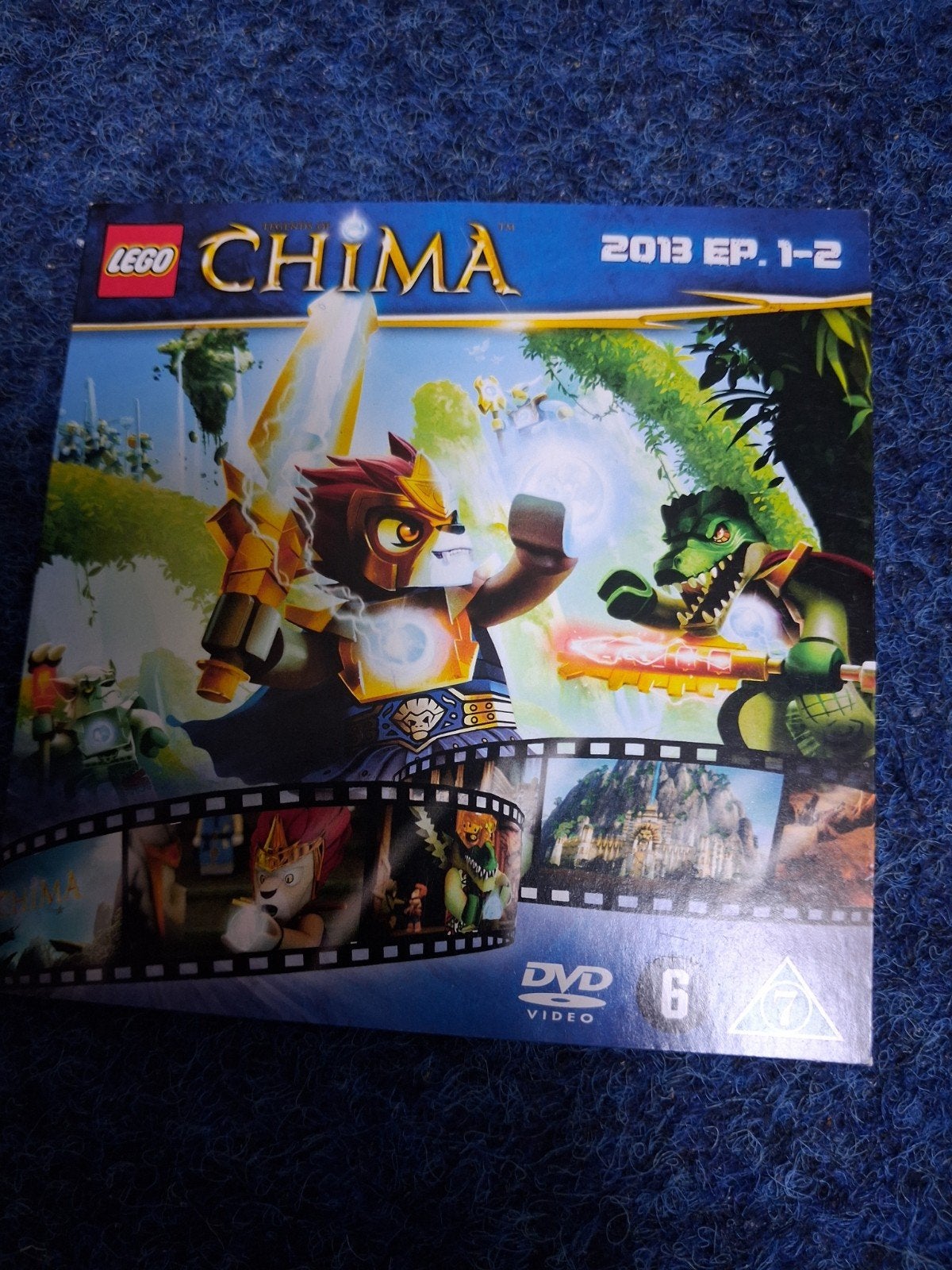 Lego Chima DVD - Afleveringen 1-2 (2013), Gebruikt, Animatie, Tv-serie, Ophalen of Verzenden