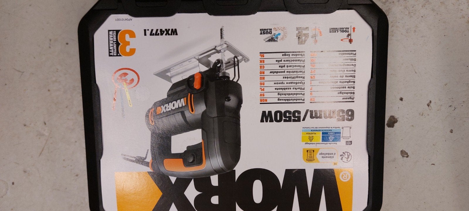 Decoupeerzaag nieuw, Doe-het-zelf en Verbouw, Ophalen, Decoupeerzaag, Worx, Nieuw