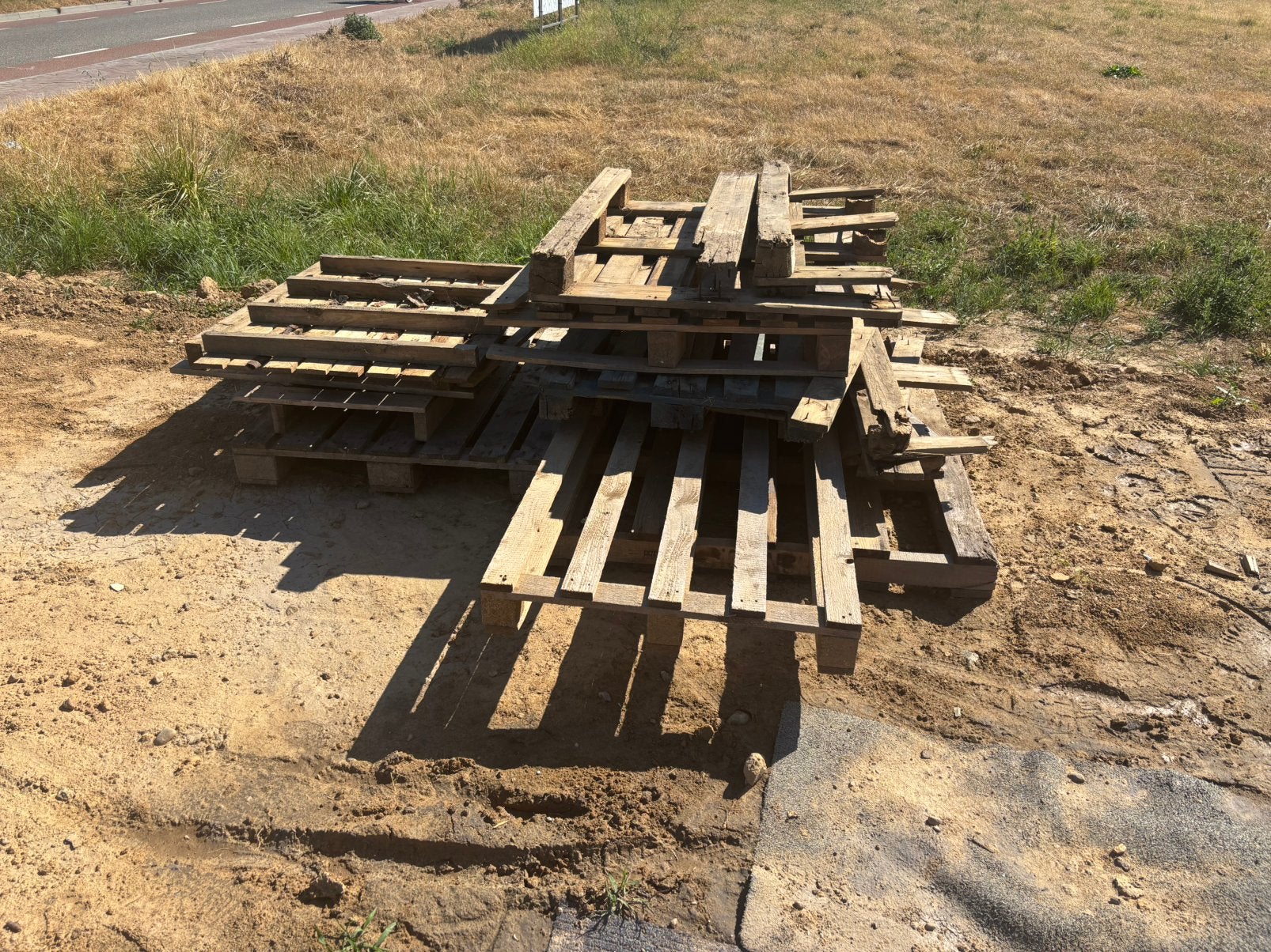 Gratis pallets, open haard hout, Minder dan 3 m³, Ophalen