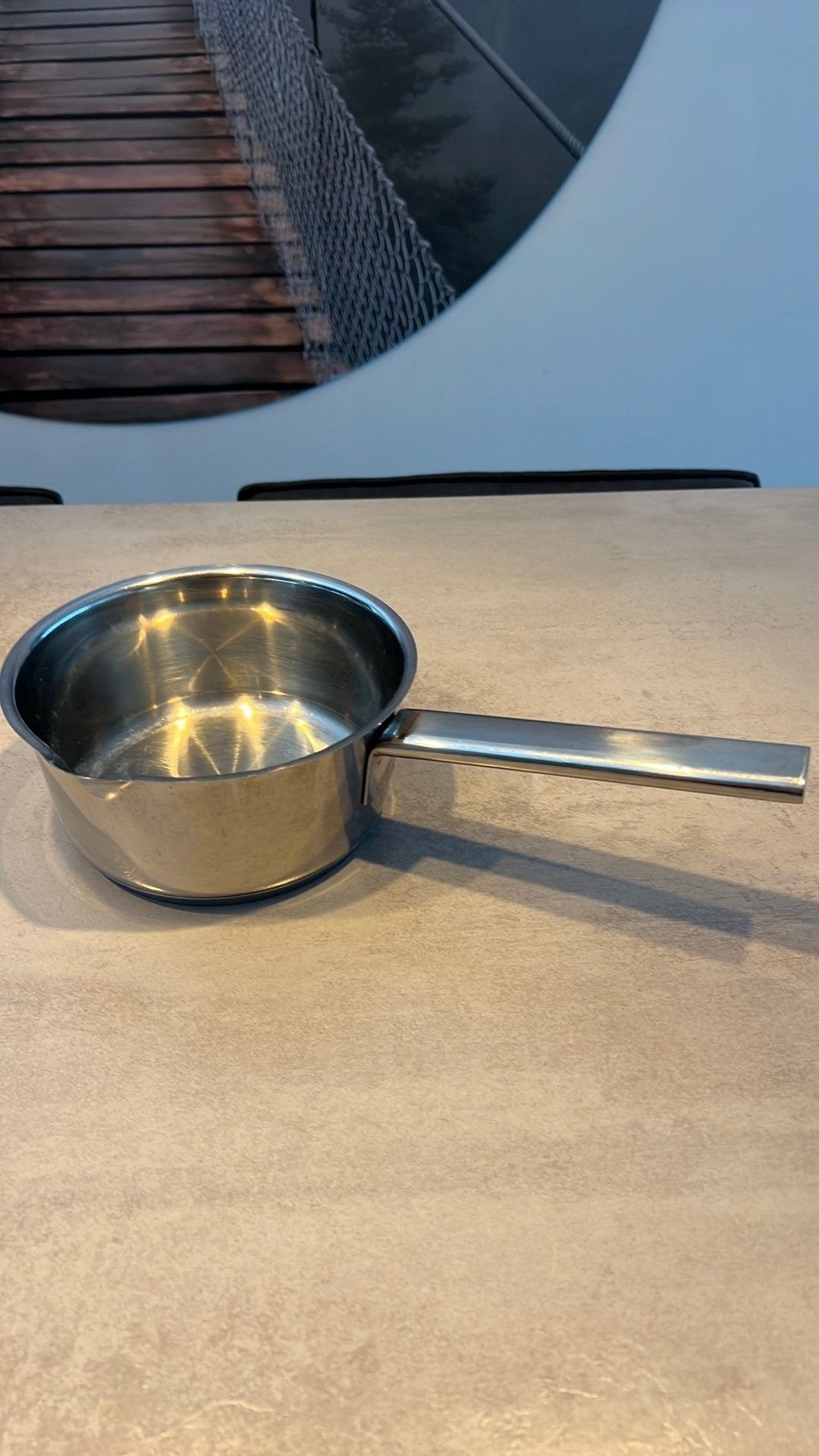 Vivo Villeroy & Boch steelpan 1,0 L, Ophalen of Verzenden, Gebruikt, Rvs