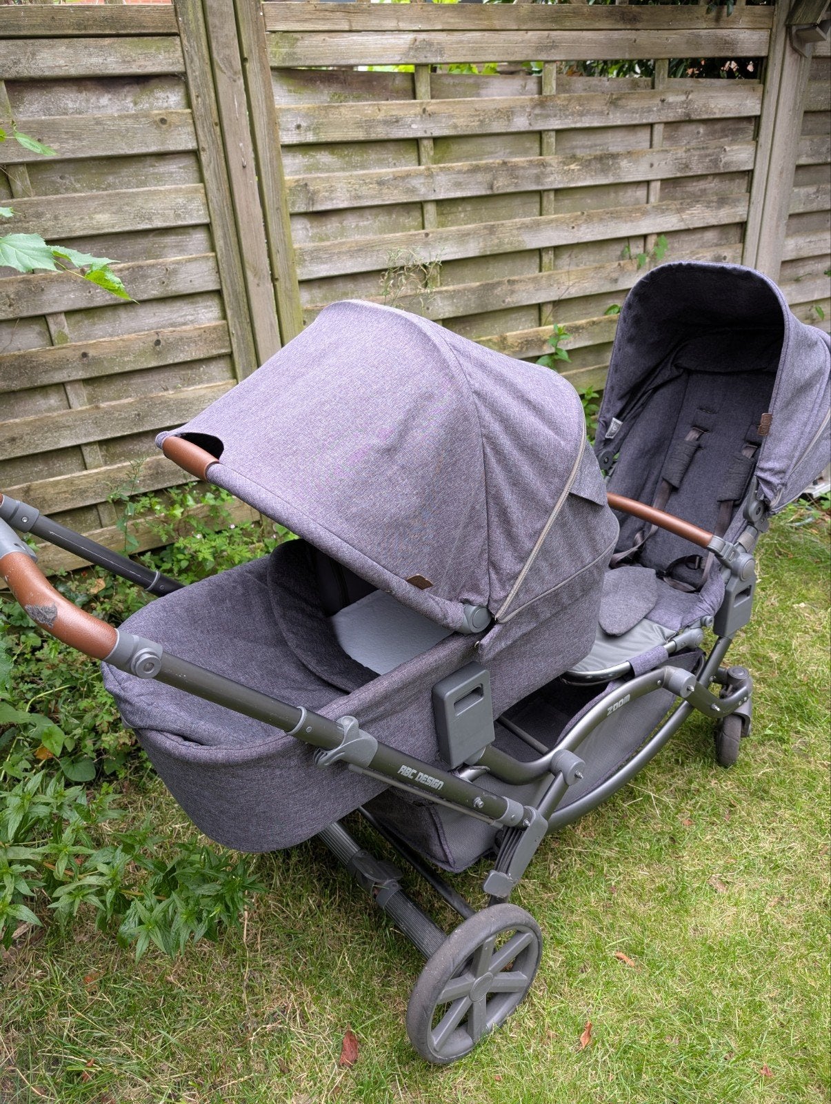 ABC Design Zoom dubbele kinderwagen met reiswieg, Kinderen en Baby's, Kinderwagens en Combinaties, Gebruikt, Duowagen, Ophalen
