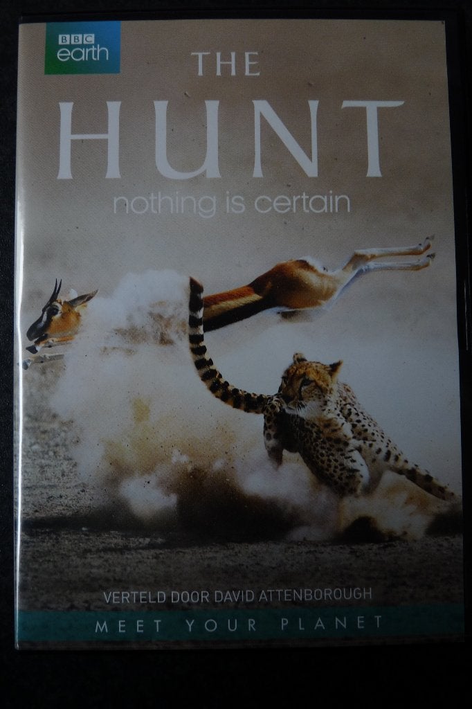 z.g.a.n dvd The hunt nothing is certain BCC earth, Alle leeftijden, Ophalen of Verzenden, Zo goed als nieuw, Natuur