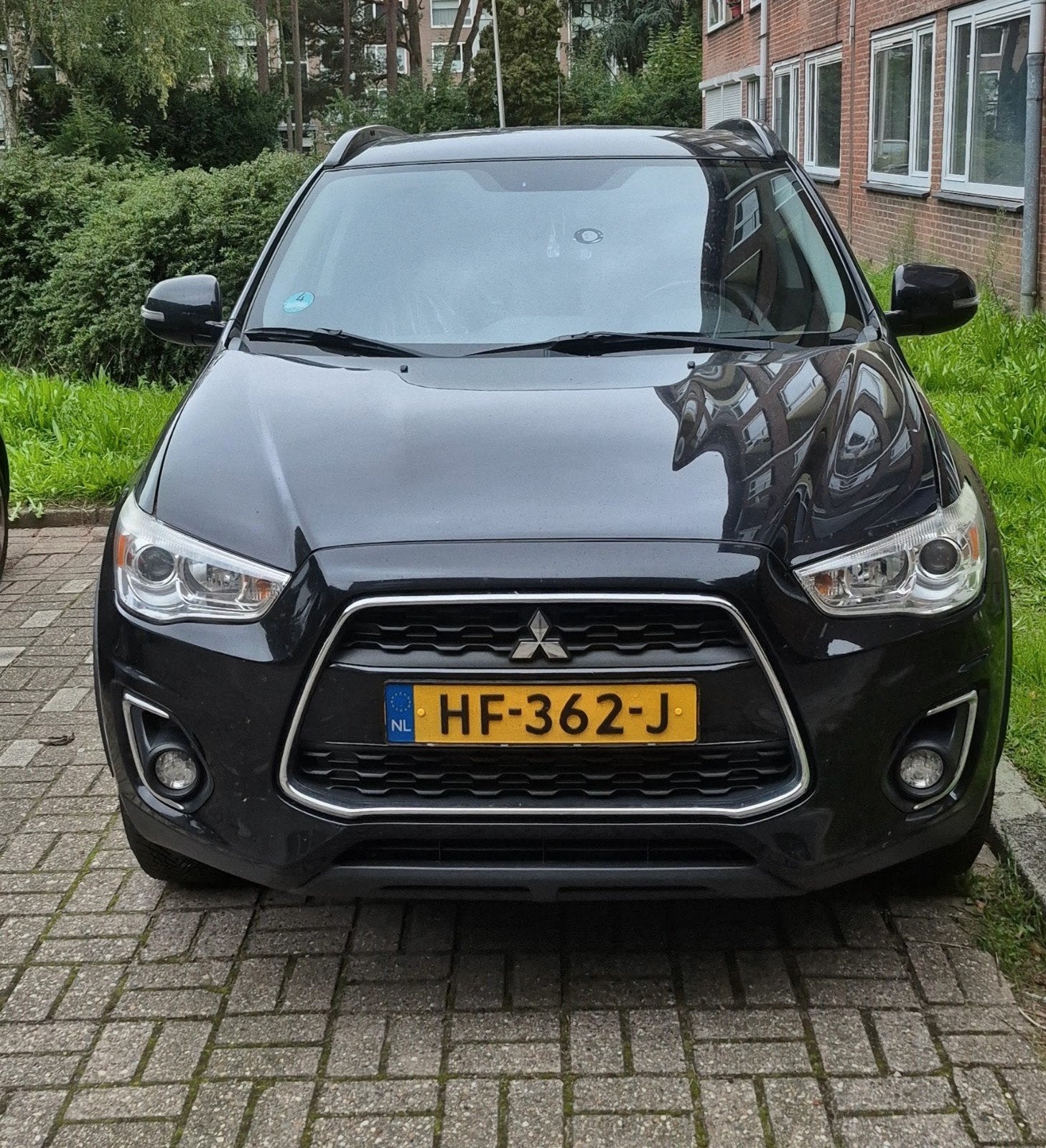 Mitsubishi ASX 1.6 86KW 2015 Zwart, Auto's, Voorwielaandrijving, 4 cilinders, 1590 cc, Zwart