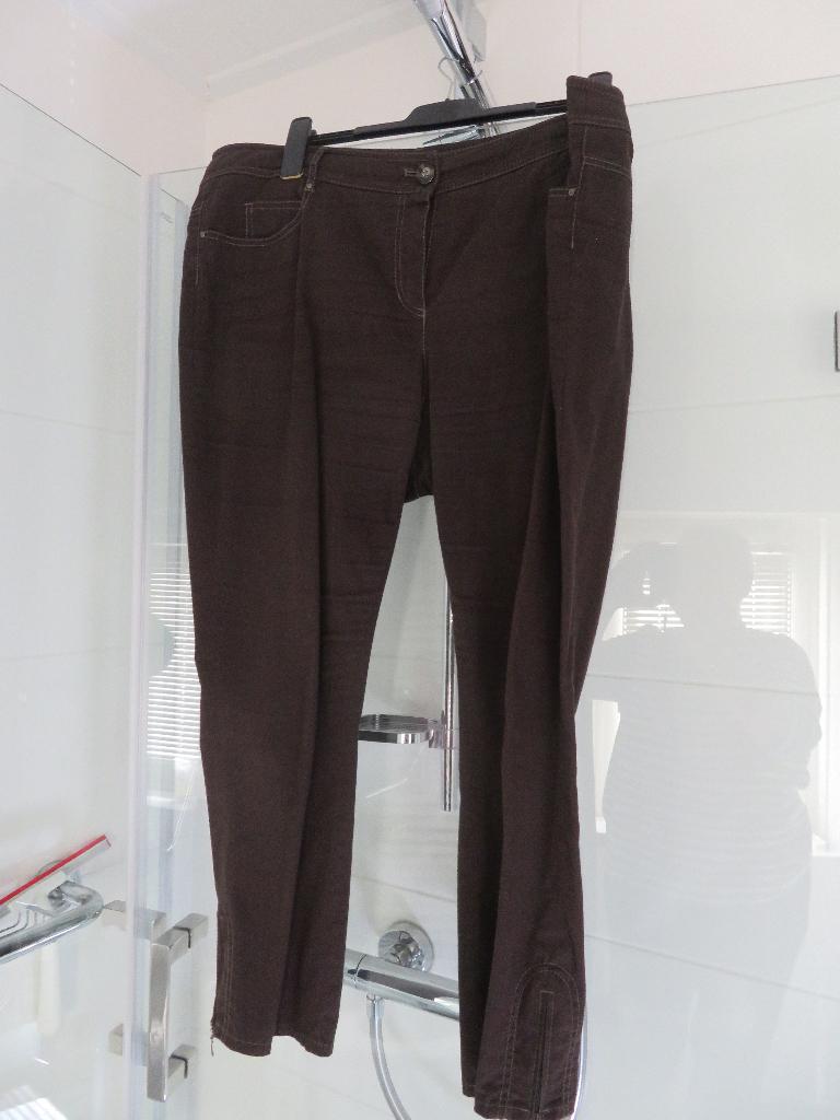 Broek Gerry Weber, Ophalen, Bruin, Maat 46/48 (XL) of groter, Lang