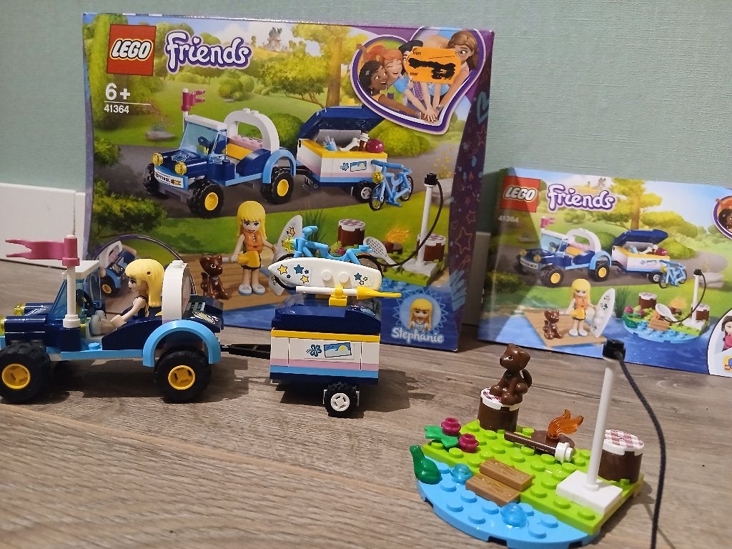 Lego Friends, 41364 Stephanies Buggy en Aanhanger, Lego, Friends, Ophalen of Verzenden, Zo goed als nieuw