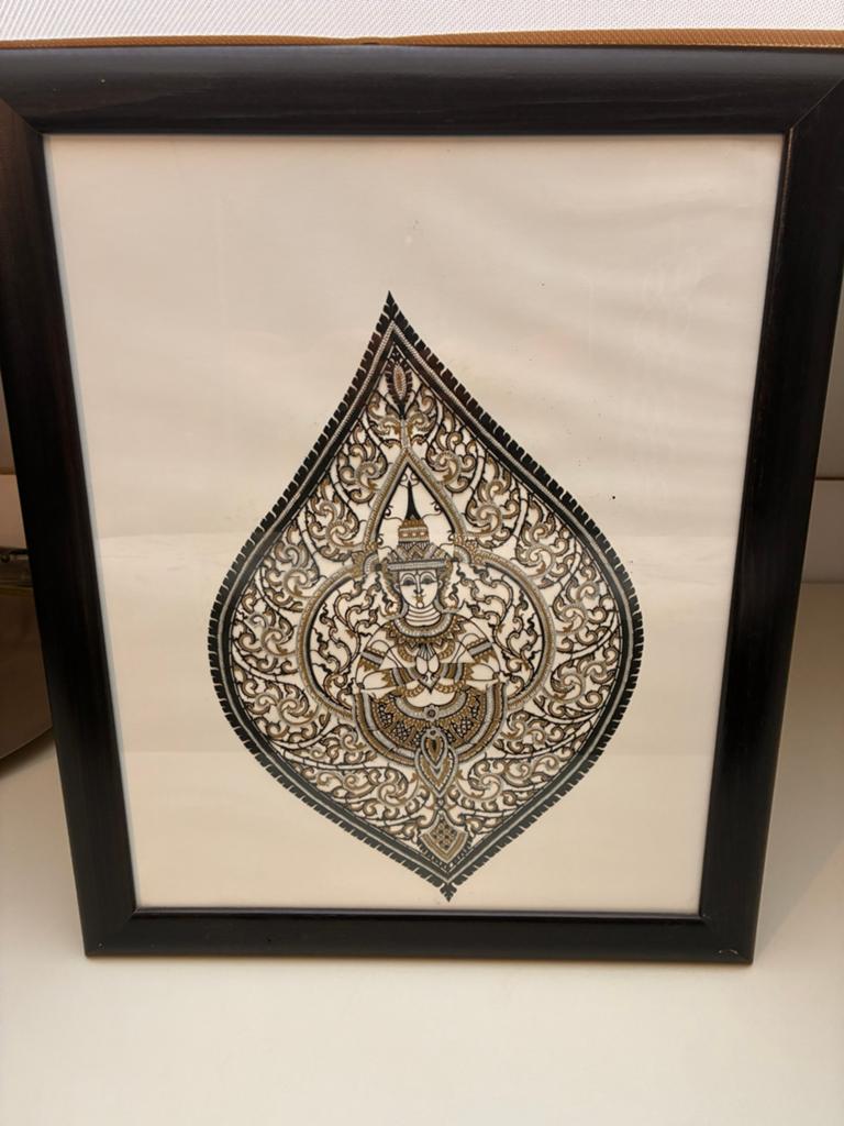Boeddha, leerkunst, Indonesië, Antiek en Kunst, Ophalen of Verzenden