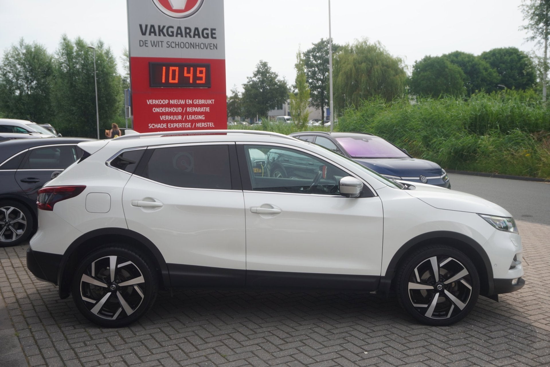 Nissan Qashqai 1.2 Tekna + / Pano / 360 Camera / Memory / Le, Gebruikt, 4 cilinders, 116 pk, Wit
