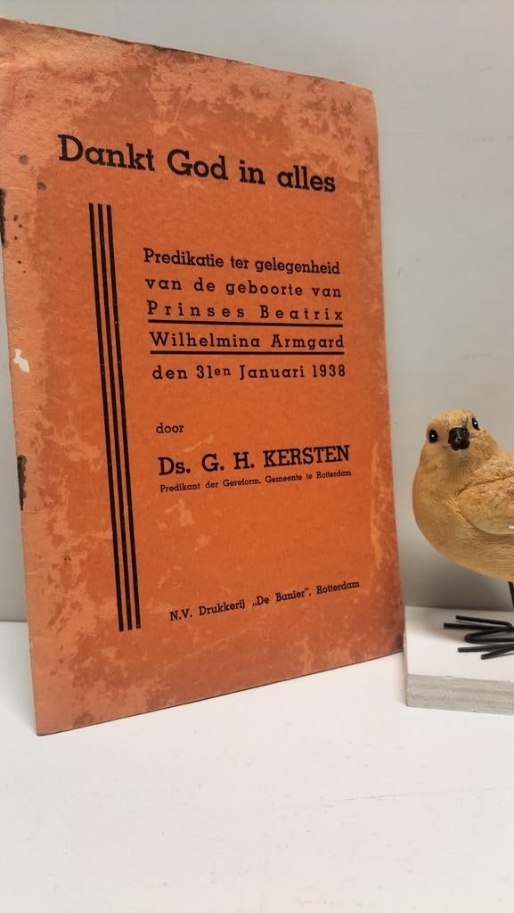 Kersten, Ds. G.H.; Dankt God in alles (Gelegenheidspredikati, Ophalen of Verzenden, Gelezen, Christendom | Protestants