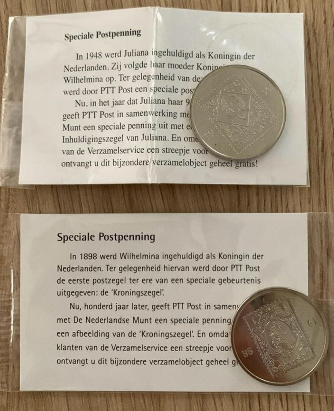 Speciale postpenning, 1998, Postzegels en Munten, Ophalen of Verzenden, Koningin Wilhelmina