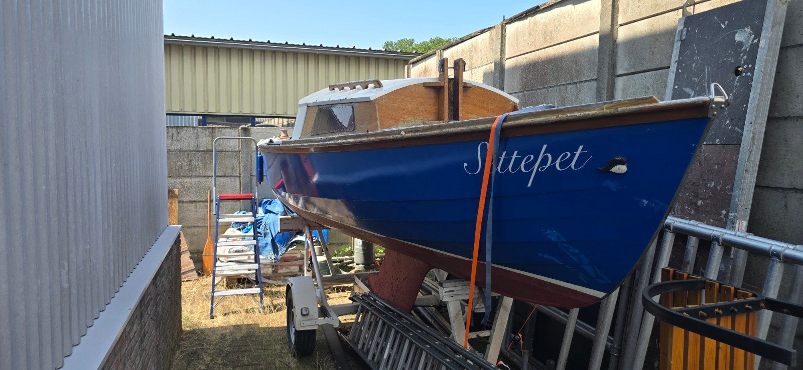 Waarschip 600 opknapper incl trailer., Ophalen, Gebruikt, 6 m, Klassieker