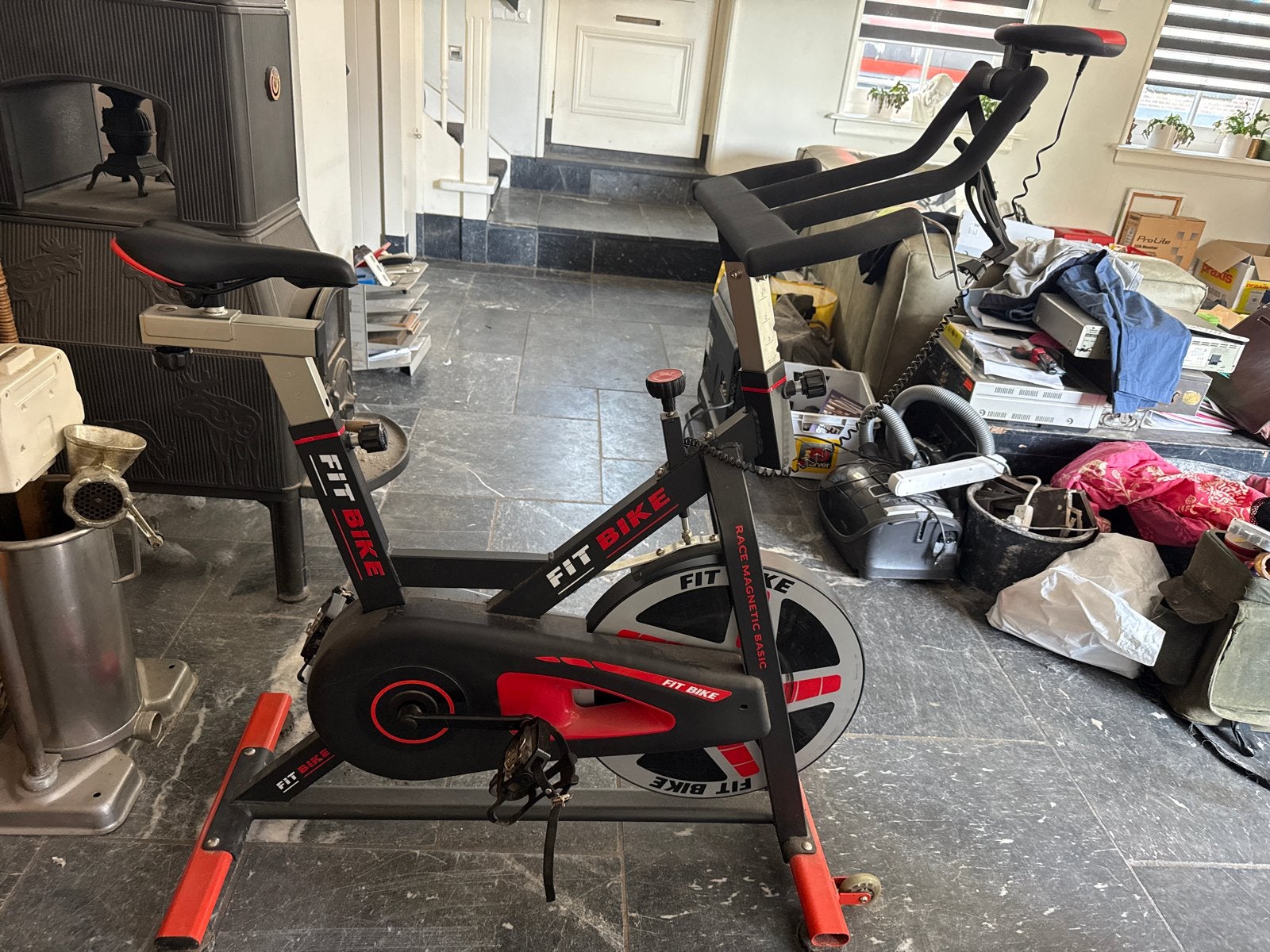 Fit Bike Hometrainer - Perfect voor Thuisworkouts, Ophalen, Zo goed als nieuw, Metaal, Benen