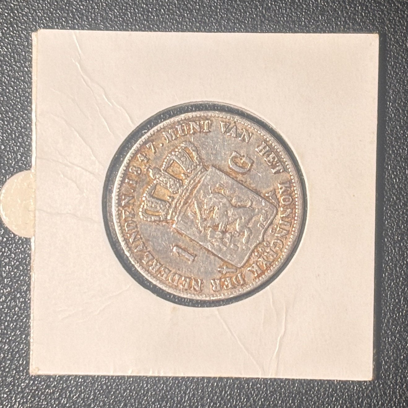 1 Gulden 1847 Willem II, Ophalen of Verzenden, Koning Willem II, 1 gulden