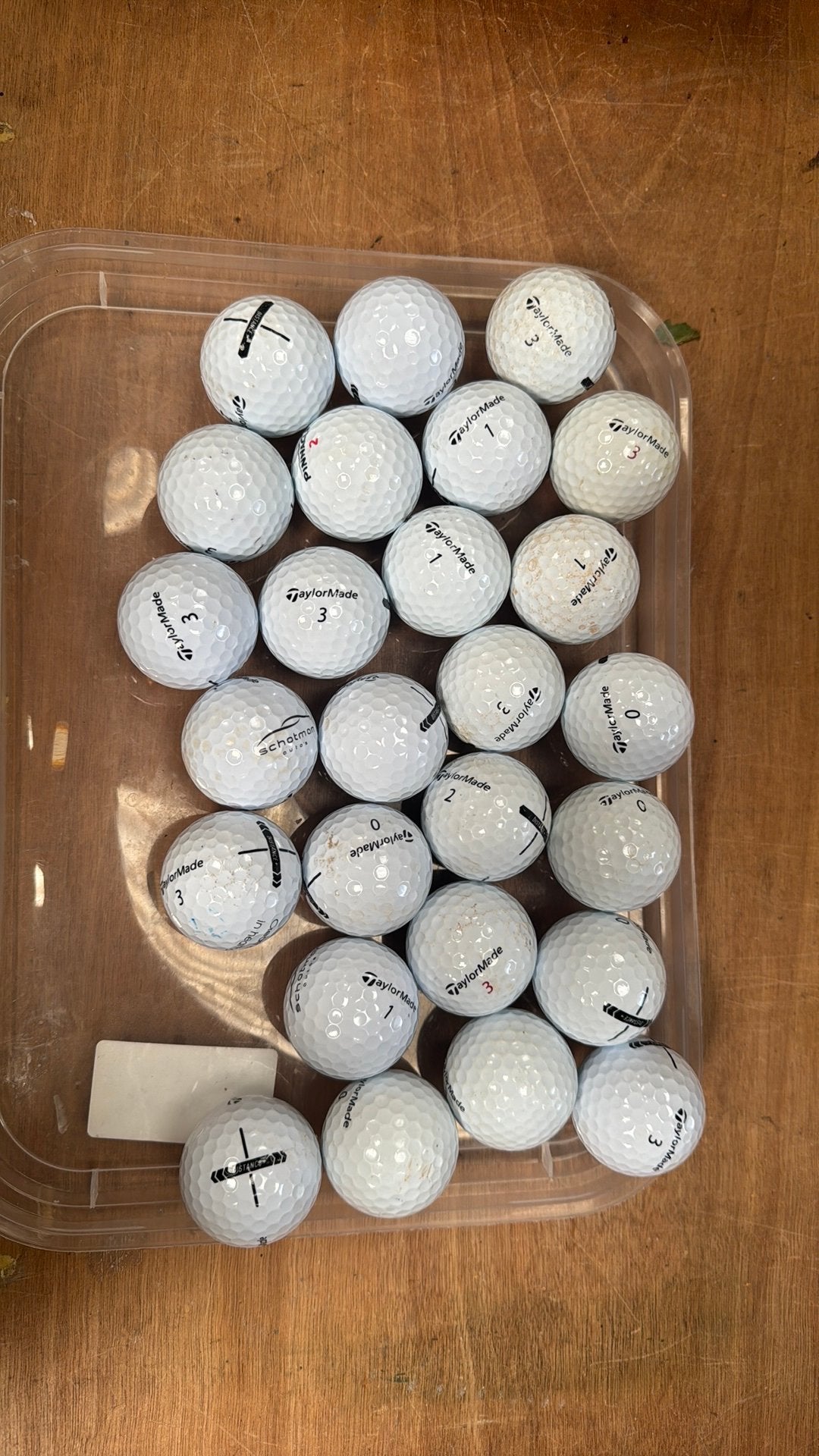 Taylormade distance golfballen 24 stuks 2024-2025, Sport en Fitness, Ophalen of Verzenden, Gebruikt, Bal(len), Overige merken