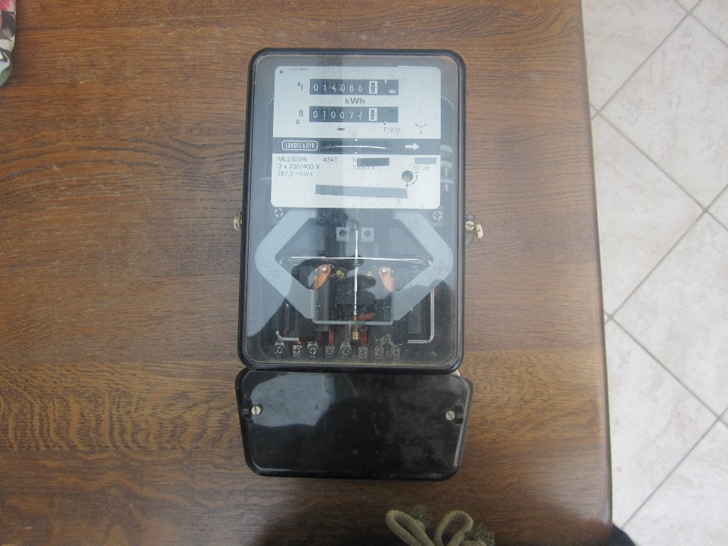 DRIE PHASEN KWH-METER, Ophalen, Zo goed als nieuw, Gira, Overige typen