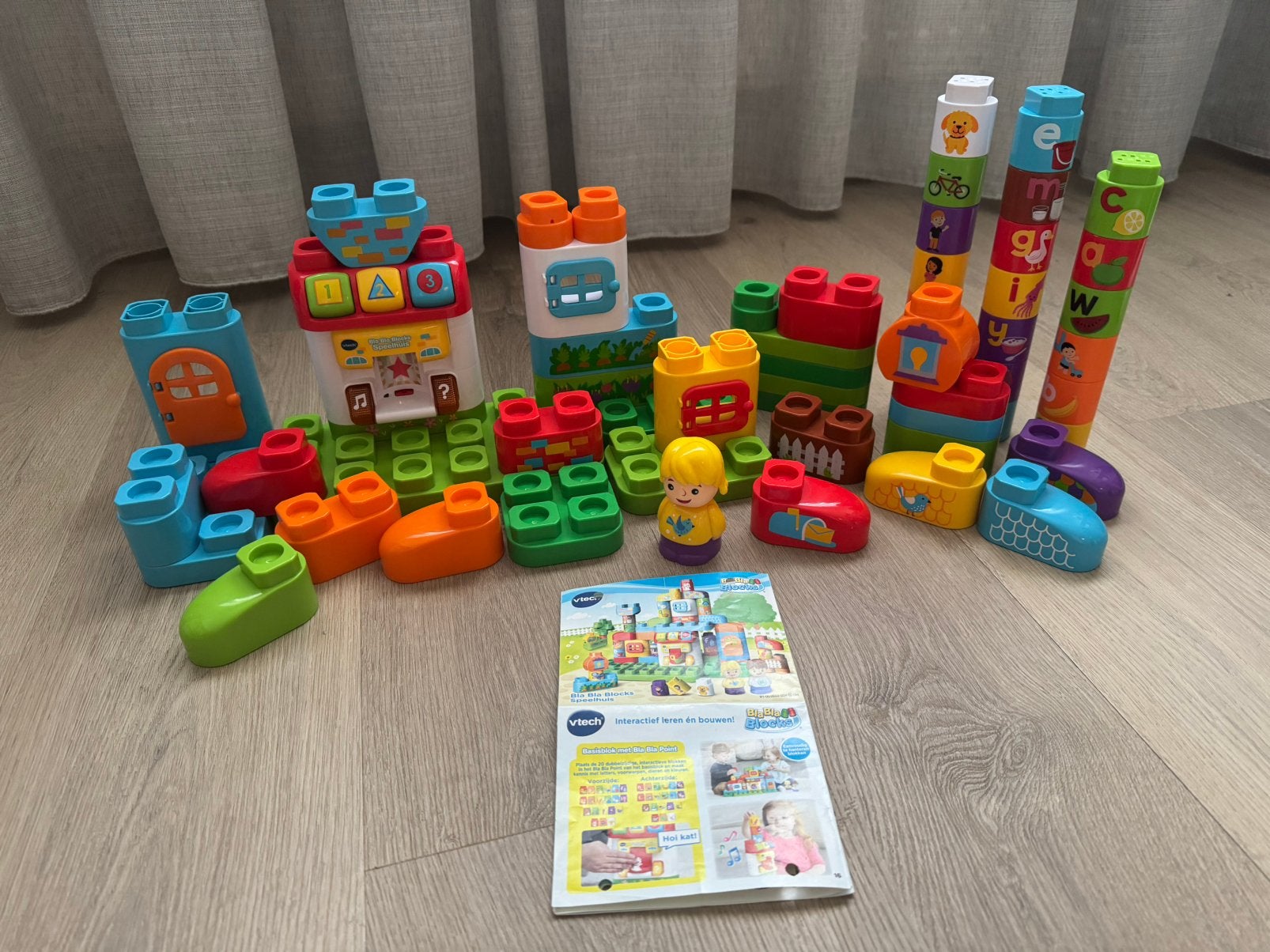 Zgan Vtech bla bla blocks speelhuis, Ophalen, Zo goed als nieuw